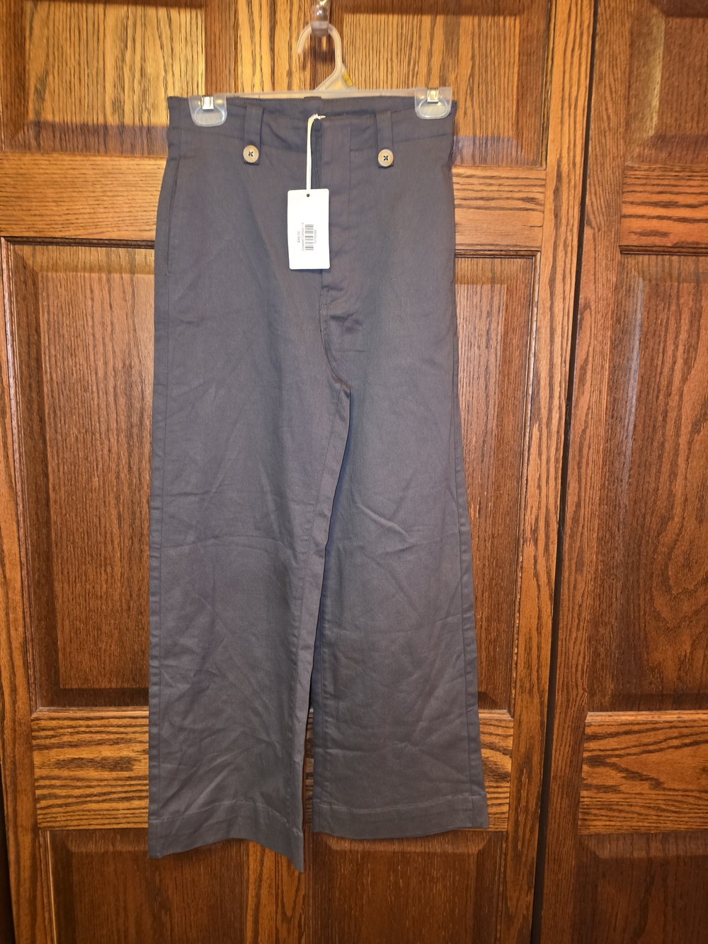 LA MIEL Wide-Leg Pants in Navy